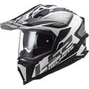 LS2 Explorer Hpfc Alter Matt Black White Helmet XXL