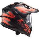 LS2 Explorer Hpfc Alter Matt Black White Helmet XXL