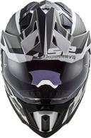 LS2 Explorer Hpfc Alter Matt Black White Helmet XXL