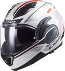 LS2 FF900 Valiant II Hub Helmet, white-silver, Size S