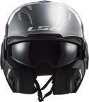 LS2 FF900 Valiant II Revo Matt Titanium Orange Modular Helmet Size S