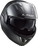 LS2 FF900 Valiant II Revo Matt Titanium Orange Modular Helmet Size S