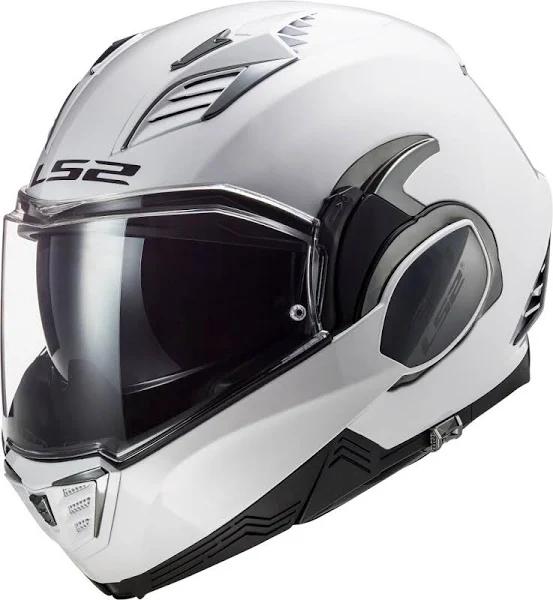 LS2 FF900 Valiant II Solid Helmet, White, Size 3XL