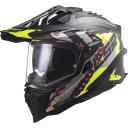 LS2 MX701 Explorer Carbon Extend Helmet Yellow Matt