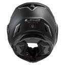 LS2 Valiant II Blackout Helmet (XS and XL) - Matte Black - XS