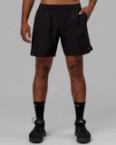 LSKD Mens Intensity 7" Performance Short - Black Black L