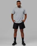 LSKD Mens Intensity 7" Performance Short - Black Black L