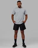 LSKD Mens Intensity 7" Performance Short - Black Black XL
