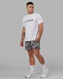 LSKD Mens Rep 5" Performance Short - Asphalt Tie Dye Asphalt Tie Dye L