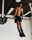 LSKD Mens Rep 5" Performance Short - Black Black XS