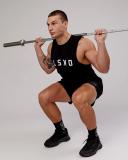 LSKD Mens Rep 5" Performance Short - Black Black XS