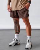 LSKD Mens Rep 5" Performance Short - Dark Chocolate Dark Chocolate 3XL