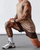 LSKD Mens Rep 5" Performance Short - Dark Chocolate Dark Chocolate 3XL