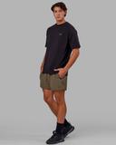 LSKD Mens Rep 5" Performance Short - Olive Leaf Olive Leaf XL