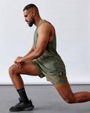LSKD Mens Rep 5" Performance Short - Olive Leaf Olive Leaf XL