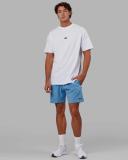 LSKD Mens Rep 7" Performance Short - Azure Blue Azure Blue 3XL