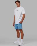 LSKD Mens Rep 7" Performance Short - Azure Blue Azure Blue 3XL