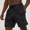 LSKD Mens Rep 7" Performance Short - Black Camo Black Camo XL