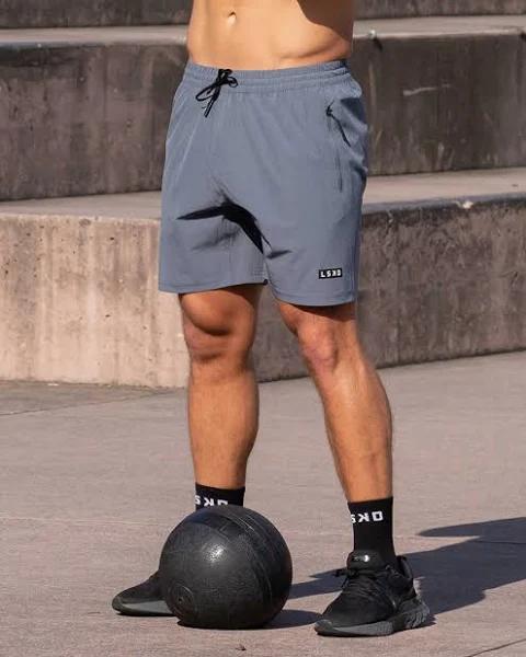 LSKD Mens Rep 7" Performance Short - Turbulence Turbulence L