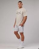 LSKD Mens Rep 7'' Performance Short - White Etching White Etching S