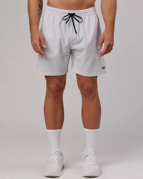 LSKD Mens Rep 7'' Performance Short - White Etching White Etching S