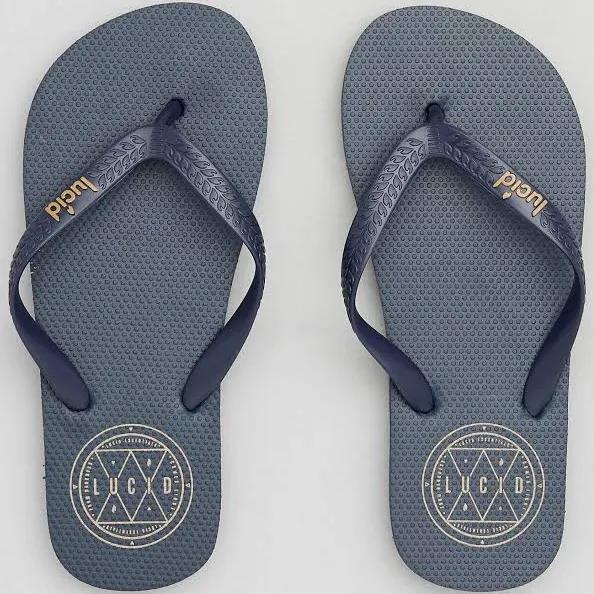 Lucid Boys' LCD Thongs in Navy | Size 02