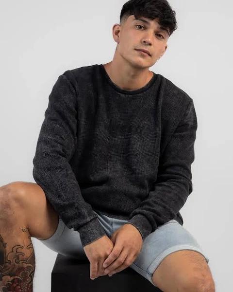 Lucid Men's Amok Long Sleeve T-Shirt in Black | Size Medium