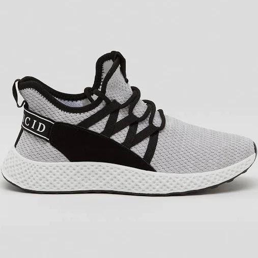 Lucid Men's Bolton Shoes in Grey | Size 08