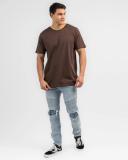Lucid Men's Essential 2.0 T-Shirt in Brown | Size Medium