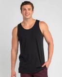 Lucid Men's Essential Singlet Top in Black | Size Large