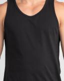 Lucid Men's Essential Singlet Top in Black | Size Large