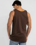 Lucid Men's Essential Singlet Top in Brown | Size Medium