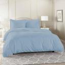 Luxor King Sky Color 1000TC 100% Cotton Quilt Doona Duvet Cover Pillowcase Set