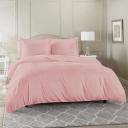 Luxor Queen Blush Color 1000TC 100% Cotton Quilt Doona Duvet Cover Pillowcase Set