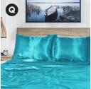 Luxor Queen Chocolate 1000TC Silk Silky Feel Satin Sheet Set