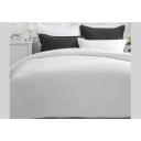 Luxton Single Size White Color Quilt Cover Set (2pcs)
