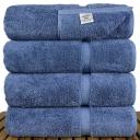 Luxury Hotel & Spa Towel 100% Genuine Turkish Cotton (Bath Towel - Set of 4, Wedgewood)