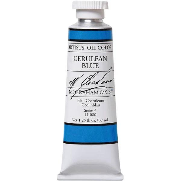 M Graham Oil 37ml Cerulean Blue