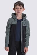 Macpac Kids' Tui Fleece Jacket Balsam/Black 6