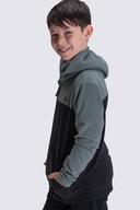 Macpac Kids' Tui Fleece Jacket Balsam/Black 6