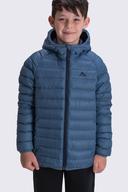 Macpac Kids' Uber Light Hooded Down Jacket | Colour: Copen Blue/Blue
