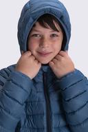 Macpac Kids' Uber Light Hooded Down Jacket | Colour: Copen Blue/Blue