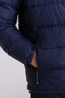 Macpac Men's Hooded Halo Down Jacket Navy / Molten Lava M @ Club BCF