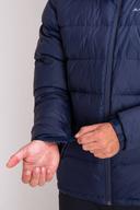 Macpac Men's Hooded Halo Down Jacket Navy / Molten Lava M @ Club BCF