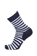 Macpac Unisex Footprint Socks Black Stripe L