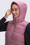 Macpac Women's Aurora Hooded Down Vest | Colour: Nostalgia Rose/Pink/Purple