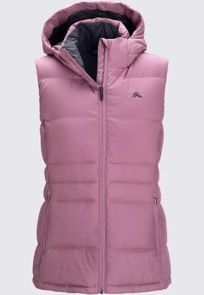 Macpac Women's Aurora Hooded Down Vest | Colour: Nostalgia Rose/Pink/Purple