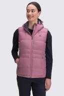 Macpac Women's Aurora Hooded Down Vest | Colour: Nostalgia Rose/Pink/Purple