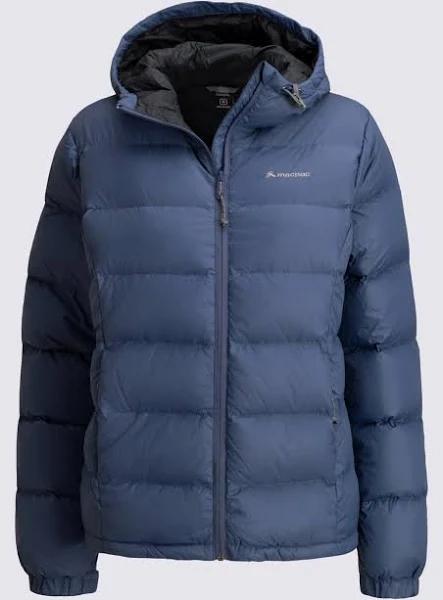 Macpac Women's Halo Hooded Down Jacket Blue Indigo 16