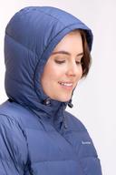 Macpac Women's Halo Hooded Down Jacket Blue Indigo 8